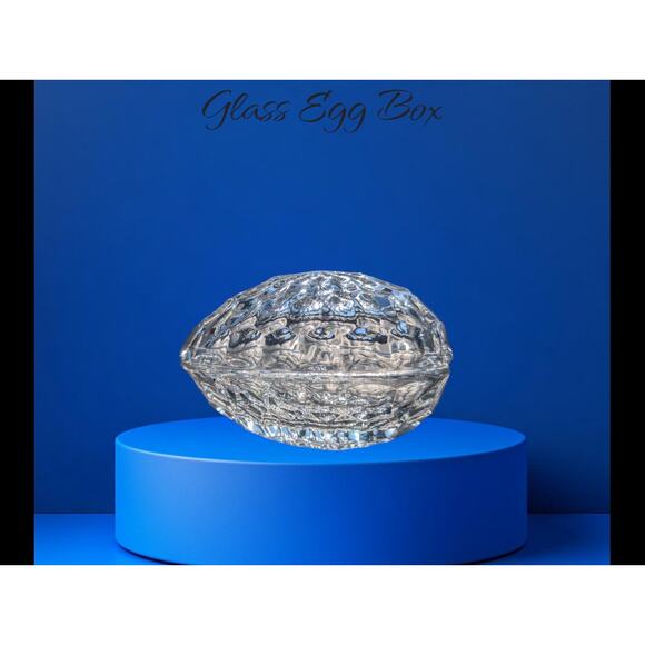 Crystal Egg With Lid - Picture 5 of 6